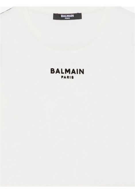 T-shirt con logo BALMAIN KIDS | BZ8I11 Z3672102NE